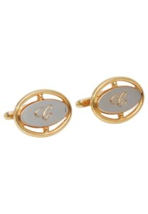 1972 Al Pacino “The Godfather” Screen-Worn “C” Monogrammed Cufflinks