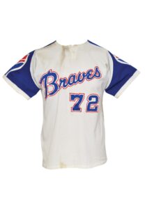 1972 Atlanta Braves Bat Boy Worn Jersey