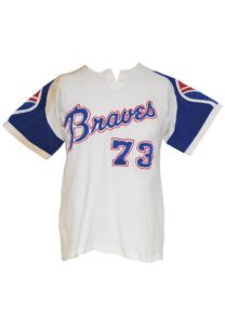 1972 Atlanta Braves No. 73 Home Jersey