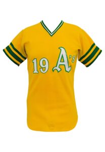 1972 Bert Campaneris Oakland A’s Game-Used World Series Home Jersey