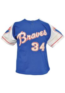 1972 Cecil Upshaw Atlanta Braves Game-Used Road Jersey