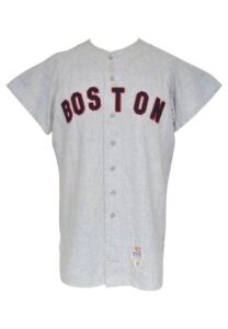 1972 Danny Cater Boston Red Sox Game-Used Road Flannel Jersey