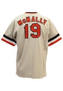 1972 Dave McNally Baltimore Orioles Game-Used Road Jersey