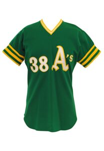 1972 Gene Tenace Oakland A’s Game-Used World Series Road Jersey