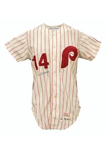 1972 Jim Bunning Philadelphia Phillies Coaches-Worn & Autographed Home Jersey