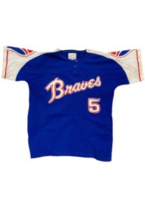 1972 Lou Burdette Atlanta Braves Coaches Worn Jersey