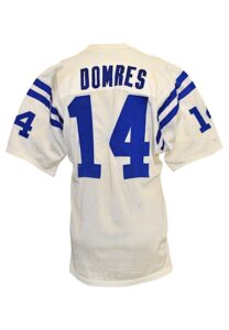 1972 Marty Domres Baltimore Colts Game-Used Home Durene Jersey