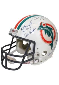 1972 Miami Dolphins Team-Signed LE Riddell Helmet