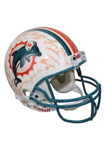 1972 Miami Dolphins Team-Signed Riddell Helmet