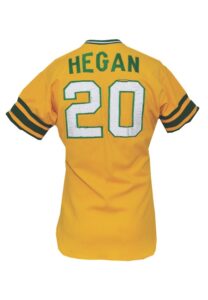 1972 Mike Hegan Oakland A’s Game-Used Home Playoffs & World Series Jersey