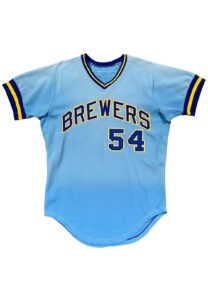 1972 Milwaukee Brewers Coaches Worn Road Jersey #54