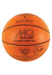 1972 Olympics Game-Used Basketball