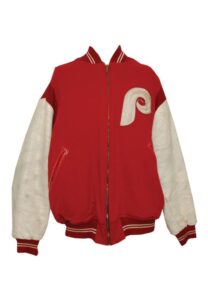 1972 Philadelphia Phillies Cold Weather Jacket Attributed to Greg Luzinski