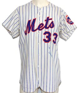 1972 Ray Sadecki NY Mets Game-Used & Autographed Home Jersey