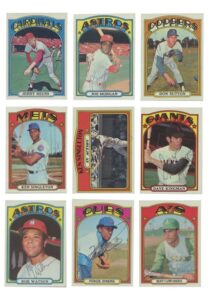 1972 Topps Autographed Baseball Card Collection