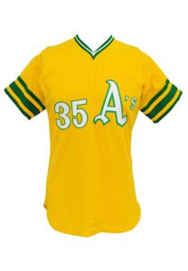 1972 Vida Blue Oakland A’s World Series Game-Used & Autographed Road Jersey