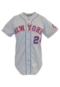 1972 Willie Mays New York Mets Game-Used Road Jersey