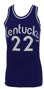 1973-1974 Collis Jones Kentucky Colonels Game-Used Road Uniform