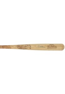 1973-74 Al Kaline Detroit Tigers Game-Used & Autographed Bat