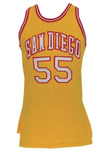 1973-74 Gene Moore ABA San Diego Conquistadors Game-Used Road Jersey