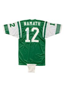 1973-74 Joe Namath New York Jets Game-Used & Autographed Jersey