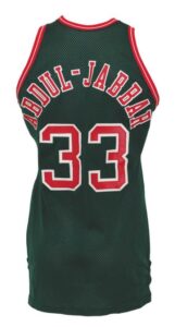 1973-74 Kareem Abdul-Jabbar Milwaukee Bucks Game-Used Road Jersey