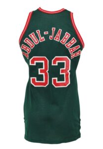 1973-74 Kareem Abdul-Jabbar Milwaukee Bucks Game-Used Road Jersey