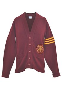 1973-74 Moses Malone Petersburg High School Player-Worn Letterman Sweater