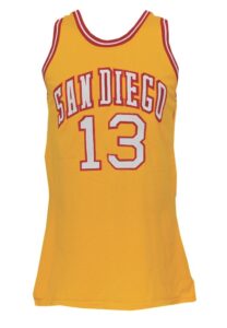 1973-74 Stew Johnson San Diego Conquistadors Game-Used Road Jersey