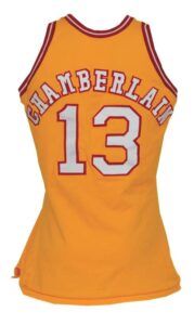 1973-74 Wilt Chamberlain ABA San Diego Conquistadors Team Issued Practice Worn Road Jersey