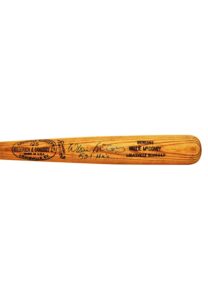 1973-75 Willie McCovey Game-Used & Autographed Bat