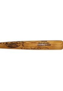 1973-75 Willie McCovey San Francisco Giants Game-Issued & Autographed Bat