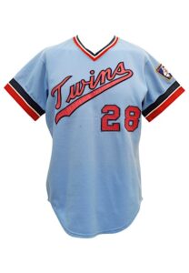 1973 Bert Blyleven Minnesota Twins Game-Used Home Jersey