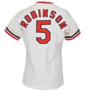 1973 Brooks Robinson Baltimore Orioles Game-Used & Autographed Home Jersey