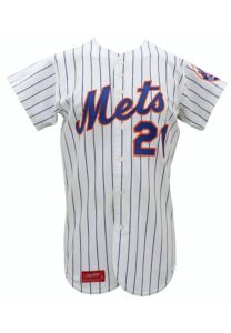 1973 Cleon Jones New York Mets Game-Used Home Jersey