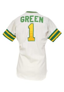 1973 Dick Green Oakland Athletics Game-Used Home Jersey