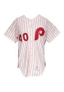 1973 Dick Ruthven Philadelphia Phillies Game-Used Home Jersey