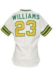 1973 Dick Williams Oakland Athletics Manager’s Worn Home Jersey