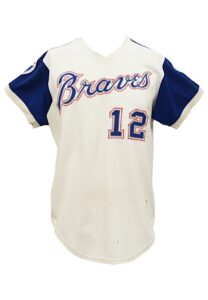 1973 Dusty Baker Atlanta Braves Game-Used Home Jersey