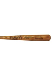 1973 Frank Robinson California Angels Game-Used & Autographed Bat