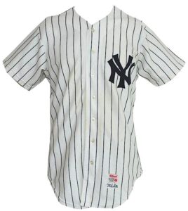 1973 Fritz Peterson & 1975 Otto Velez New York Yankees Game-Used Home Jerseys