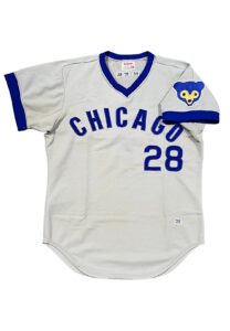 1973 Jim Hickman Chicago Cubs Game-Used Road Jersey