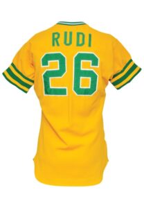 1973 Joe Rudi Oakland Athletics Game-Used Alternate Jersey