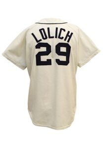 1973 Mickey Lolich Detroit Tigers Game-Used Home Jersey