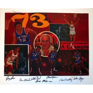 1973 NY Knicks Legends Autographed Limited Edition Lithograph