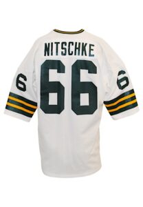 1973 Ray Nitschke Green Bay Packers Game-Used Road Jersey