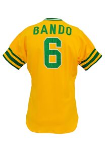 1973 Sal Bando Oakland A’s Game-Used Home Jersey