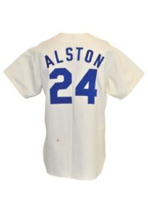 1973 Walter Alston Los Angeles Dodgers Manager-Worn Home Jersey