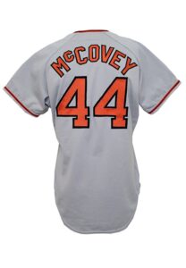 1973 Willie McCovey San Francisco Giants Game-Used Road Uniform