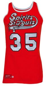 1974-1975 James “Fly” Williams ABA St. Louis Spirits Game-Used Road Jersey